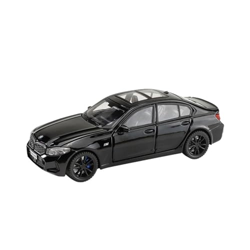 GUOLAIXIANG Spielzeug 1:32 Simulation Auto Modell Sammlung Ornamente Junge Geschenk Für 320i Legierung Auto Modell Lenkung Stoßdämpfer Spielzeug(Black) von GUOLAIXIANG