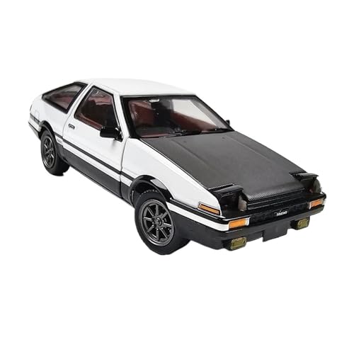 GUOLAIXIANG Spielzeug Legierung Für AE86 Auto Modell Lenkung Stoßdämpfer Spielzeug 1:32 Simulation Auto Modell Sammlung(Black) von GUOLAIXIANG