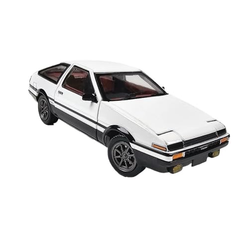 GUOLAIXIANG Spielzeug Legierung Für AE86 Auto Modell Lenkung Stoßdämpfer Spielzeug 1:32 Simulation Auto Modell Sammlung(White) von GUOLAIXIANG