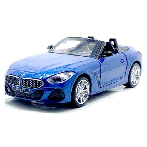 GUOLAIXIANG Spielzeug Simulation Für Z4 Cabrio Zink-Legierung Auto Modell Ornamente Sport Auto Spielzeug Auto Sound Und Licht Hintertür Öffnung(Blue) von GUOLAIXIANG