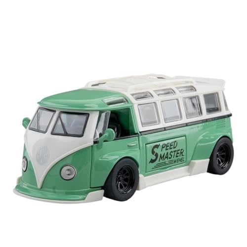 GUOLAIXIANG Spielzeug Zurück Mit Sound Und Licht Spielzeug Auto Für Jungen Mädchen Erwachsene Geschenk 1/32 Diecast Auto Für Divo Modell Auto Ziehen(Green) von GUOLAIXIANG