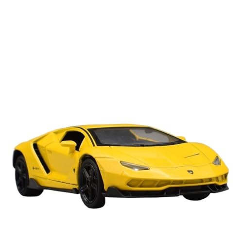 Spielzeug 1/32 Automodell Big Bull Luxusauto Geschenk Für LP770-4 Automodell Simulation Legierung Supersport(Yellow) von GUOLAIXIANG