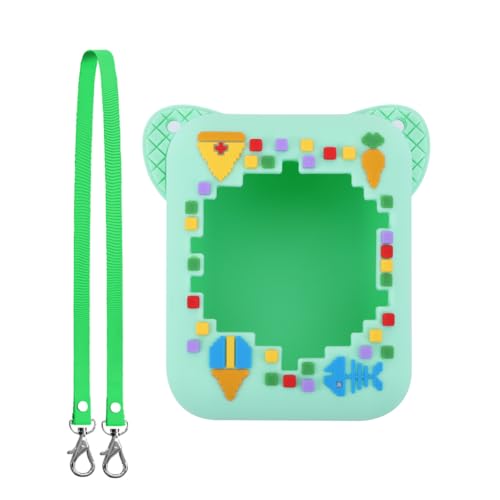 GUOMIYOYO Silikon-Schutzhülle mit Lanyard, schützende Hauthülle, stoßfest, Drop, 3D-Lebensmitteldruck für Digital Pet Interactive Virtual Toy von GUOMIYOYO