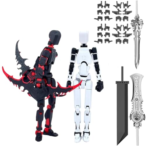 GUOMIYOYO T13 Action, 13cm Bereits Montiert Titan 13 Action Set, D-Druck Von Beweglichen Figuren, Roboter-Actionfigur Desktop-Dekorationen, Geschenke für Ihn von GUOMIYOYO