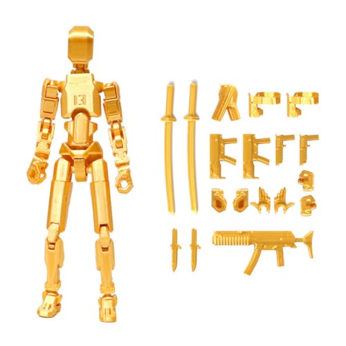 GUOMIYOYO T13 Action Bereits Montiert, 3D-Druck Von Beweglichen Figuren, 3D Gedruckte Actionfigur, Figur Montage, für Schreibtisch Dekoration, Geschenke für Ihn von GUOMIYOYO