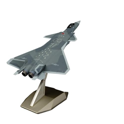 GUOXUN 1:100/72/48 für offizielles authentisches Flugzeugmodell der Luftfahrtindustrie J-20, Legierung, J20-Kampfflugzeug, Simulationsflugzeugmodell, Ornamente(1:72 commemorative Version) von GUOXUN