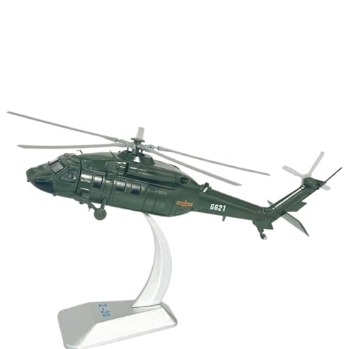 1:100 Für Z-20 Hubschrauber Modell Z20 Simulation Flugzeug Legierung Fertig Ornamente Sammlung(1:100 Straight 20 Military Green) von GUOXUN