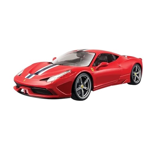 1:18 Für 458 488 GTB Legierung Auto Modell Lenkraddämpfer Spielzeug Simulation Auto Modell Kollektion(Rot) von GUOXUN