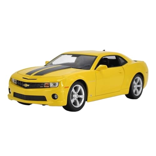 1:18 Für Chevrolet Camaro Legierung Auto Modell Lenker Stoßdämpfer Spielzeug Simulation Auto Modell Kollektion(Yellow) von GUOXUN