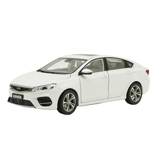 1:18 Für Geely BINRUI Legierung Auto Modell Lenkraddämpfer Spielzeug Simulation Auto Modell Kollektion(Weiß) von GUOXUN