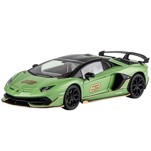 GUOXUN 1:18 Für Große SVJ Simulation Sport Auto Legierung Auto Modell Ornamente Kinder Spielzeug Sammlung Junge(1:18 green) von GUOXUN