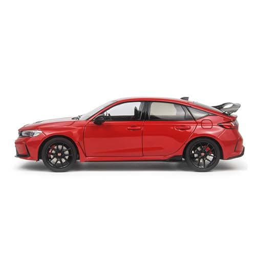 1:18 Für TYPE R Legierung Auto Modell Auto CIVIC FL5 Simulation Auto Modell Spielzeug(Red) von GUOXUN