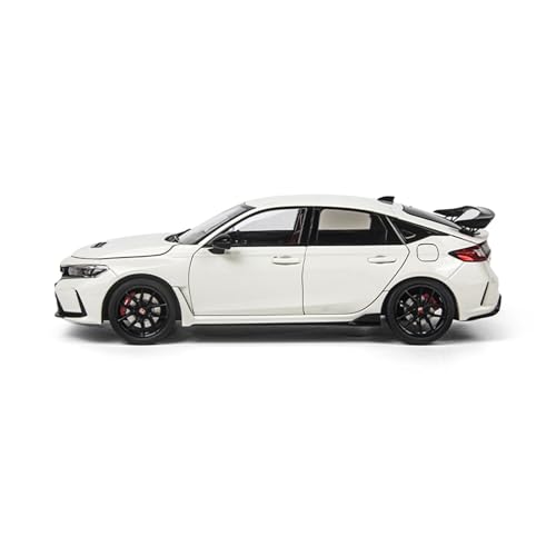 1:18 Für TYPE R Legierung Auto Modell Auto CIVIC FL5 Simulation Auto Modell Spielzeug(White) von GUOXUN