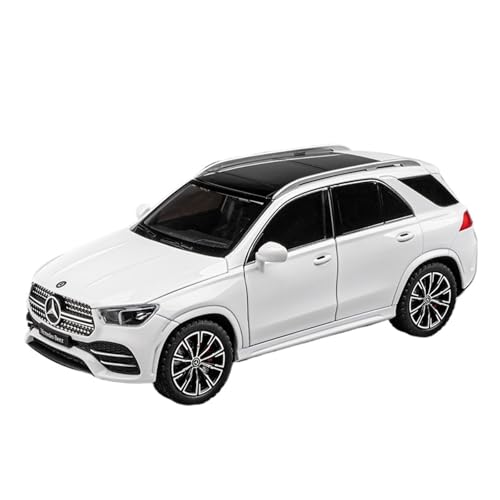 1:24 Für GLE350 Legierung Auto Nachahmung SUV Geländewagen Spielzeug Auto Auto Modell Junge Sammlung(1:24 GLE350 white) von GUOXUN