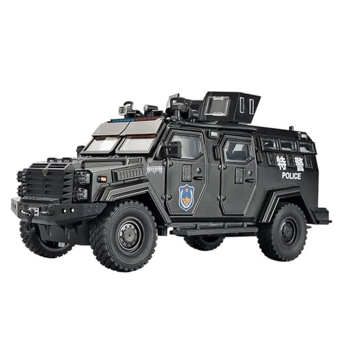 1:24 Für Großes Gepanzertes Polizeiauto Aus Legierung Spielzeug-SWAT-Geländewagen Jungenspielzeugauto Kinderauto von GUOXUN