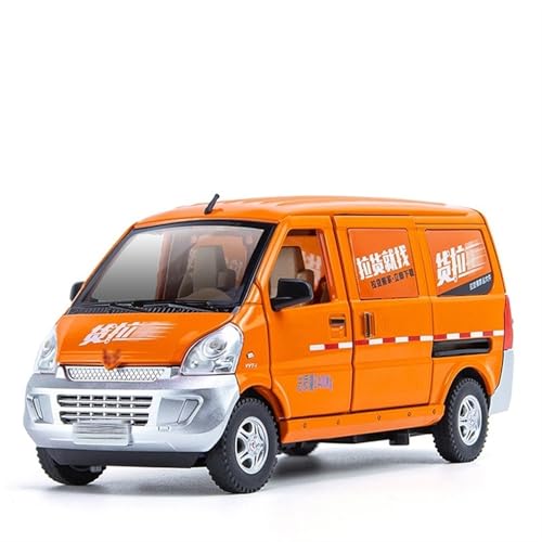 1:24 Für Große Wuling Rongguang Auto Modell Van Spielzeug Auto Modell Simulation Legierung Van(Orange) von GUOXUN