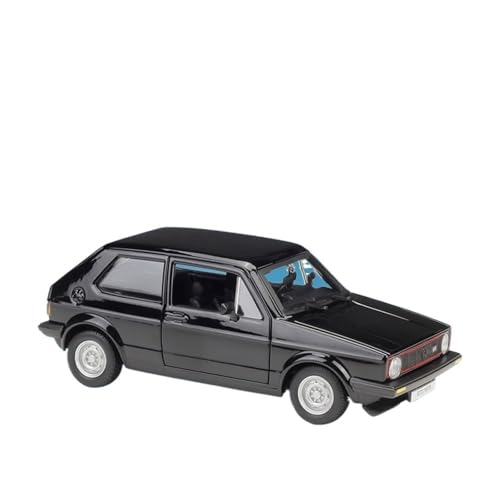 Druckgussverfahren Für Legierung Im Maßstab 1:24 Für Das Simulationsautomodell des Volkswagen Golf Mk1 GTI Von 1979(Black) von GUOXUN