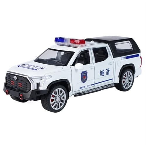 Für 1/32 Polizeiauto, Glatte Straße Spezialfahrzeug Spielzeug-Sportwagen Mit Sound- Und Licht-Feedback Exquisites Aussehen(White) von GUOXUN