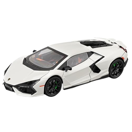 Für 1:24 Big Bull Automodell Legierung Spielzeugauto Supercar Ornament Hervorragende Details Zeigen Den Charme des Autos(White) von GUOXUN