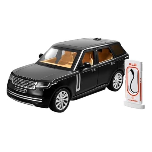 Für 1:24 LUHU New Energy SUV Legierung Geländewagen Modell Innendekoration Spielzeugauto(Black) von GUOXUN