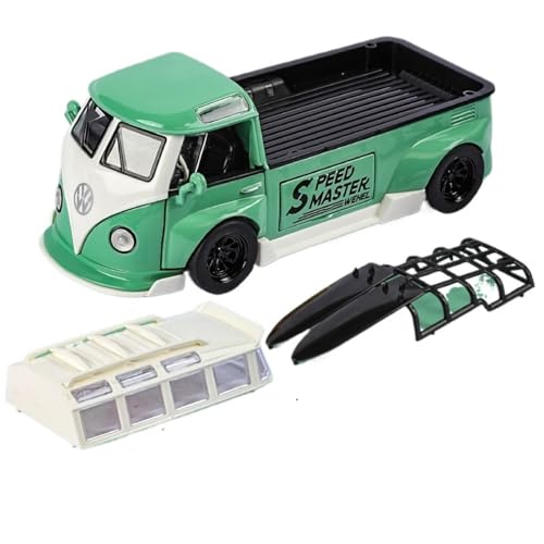 Für T1 Bus Wide Body Brot Modifiziertes Reise-RV-Ton- Und Licht-Power-Spielzeugmodell(Green) von GUOXUN