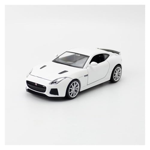 Für: 1:32 F-Type Sportwagen Sound Und Licht Pullback Viertürer Simulation Legierung Modellsammlung(White) von GUOXUN