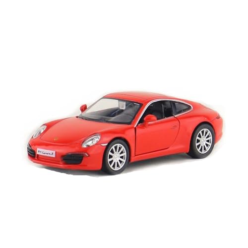 Für: 1:36 911 Carrera S Automodell Sound Und Licht Simulation Rückzug Modell Aus Legierung(Red) von GUOXUN