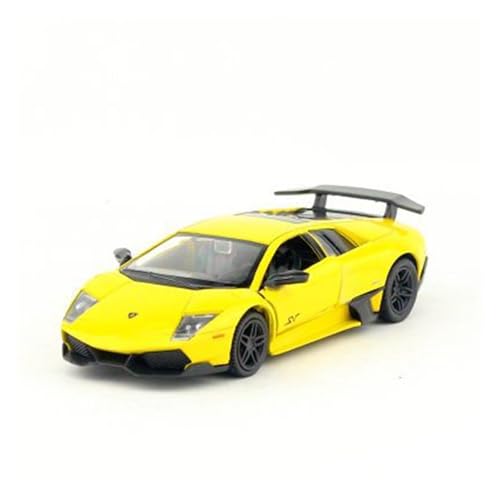 Für: 1:36 LP670-4 SuperCar Modell Sound Und Licht Simulation Rückzug Modell Alloy (Yellow) von GUOXUN