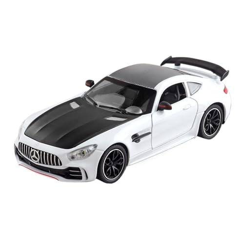 GUOXUN 1:24 Für Green Devil AMG Auto Imitiert Echtes Legierungsauto Automodell Ornamente Jungen Sammlung Spielzeug Sportwagen(1:24 white) von GUOXUN