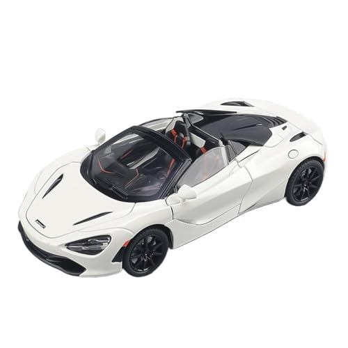 1:24 Für Simulation Legierung Kinder Sportwagen Modell Kann Öffnen Die Cabrio Junge Geschenk Zu Senden Versteckte Ornamente(1:24 White) von GUOXUN