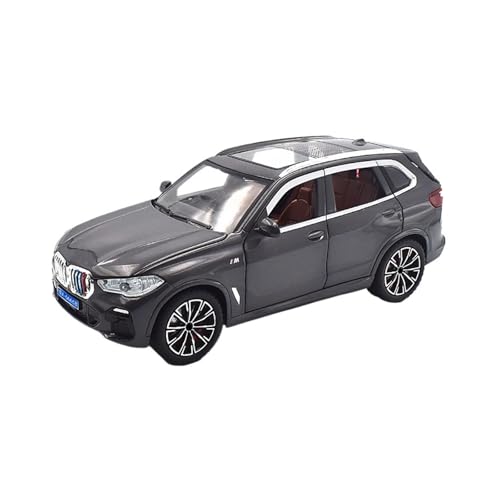 GUOXUN 1:24 Für Simulation X5 Legierung Auto Modell Ornamente Junge Kinder Spielzeug Auto Schwarz Blau Auto Modell(Chrome) von GUOXUN