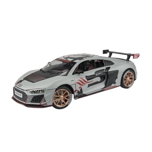 GUOXUN 1:24 Geeignet für Audi R8 Rennstreckenversion und Comic-Version Automodell Hohe Simulation Mehrere Lackieroptionen(MTM Version) von GUOXUN