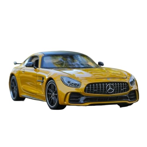 GUOXUN 1:24 Ror Benchi AMG Supersportwagen-Modellsimulationslegierung Kann Für Die Desktop-Vitrine-Sammlung Verwendet Werden(Yellow) von GUOXUN