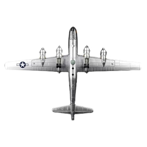 GUOXUN 1:300 Flugzeugmodell des Zweiten Weltkriegs für Legierung B-29 Bomber B29 Simulation Statisches Militärmodell Fertigprodukt(1:144 Alloy B-29 Bomber) von GUOXUN