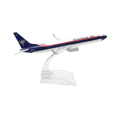 GUOXUN 1:400 Legierung Statisches Modell Aviation Collection Maßstab Sriwijaya Air 737 Simulation Ziviles Verkehrsflugzeugmodell von GUOXUN