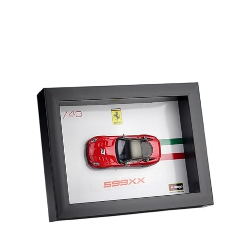 GUOXUN 1:43 Ferrari Classic Series Sportwagen Modell Fotorahmen Dekoration Sammlung Ornamente(599XX) von GUOXUN