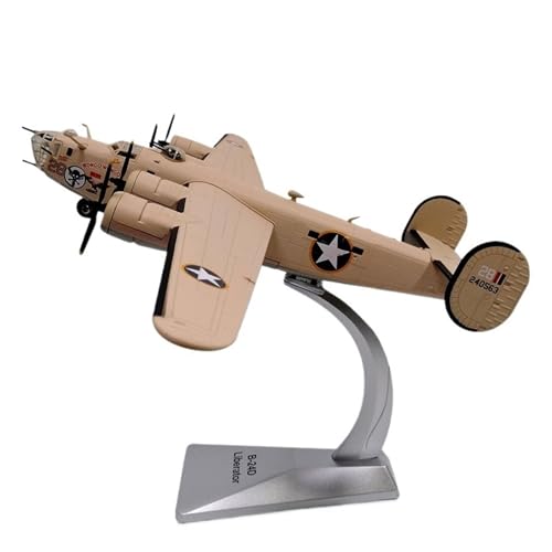 GUOXUN 1:72 Legierung für B-24 Bombermodell, Aufklärungsflugzeugmodell der Nationalarmee B-24D Liberator aus dem Zweiten Weltkrieg von GUOXUN