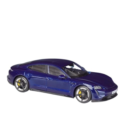 GUOXUN Druckgussverfahren Für Legierung Im Maßstab 1:24 Für Das Simulationsautomodell des Porsche Taycan Turbo S(Blue) von GUOXUN