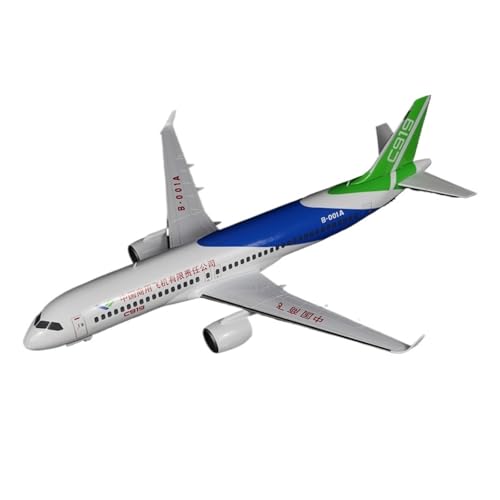 GUOXUN Flugzeugmodell Simulation Passagierflugzeug Inländisch produziert für China kommerzielle Flugzeuge C919 Legierung Flugzeugmodell Solide Zivilluftfahrt Passagier (C919-1:100) von GUOXUN