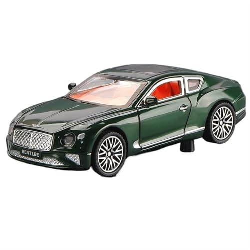 GUOXUN For1: 32 Alloy Car Business Sedan, dekoratives Spielzeugauto, Kleinwagen, multifunktionales Mini-Automodell(Green) von GUOXUN