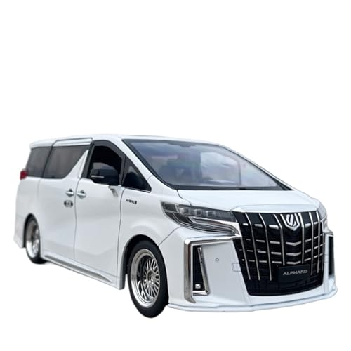 GUOXUN Für 1/18 Alloy Automodell MPV Commercial Van Automatische Tür Interessante Funktionen eignen Sich sehr gut für Anzeigen oder Spielen(White) von GUOXUN