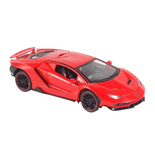 GUOXUN Für 1/24 Centenario Simulation Auto Modell Legierung Druckguss Prozess Sound Und Licht Zurückziehen Spielzeug(Red) von GUOXUN