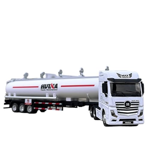 GUOXUN Für 1/50 Tanklastwagen und Metalltransporter-Modelltechnik-LKWs eignen Sich interessante Funktionen sehr gut für Ausstellen oder Spielen(White) von GUOXUN