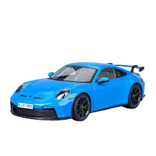 GUOXUN Für 1:18 911 GT3 Simulation Auto Modell Legierung Ornamente Sammlung(Blue) von GUOXUN