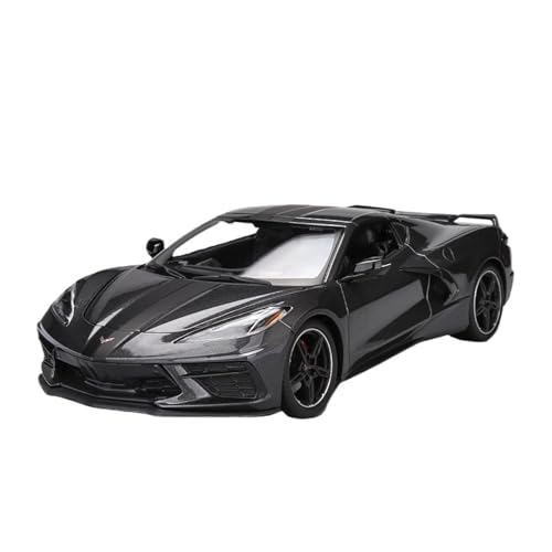 GUOXUN Für 1:18 Corvette Simulation Automodell Legierung Ornamente Sammlung(Black) von GUOXUN