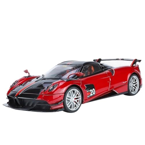 GUOXUN Für 1:18 Hua Ya HuayraBC Legierung Auto Modell Spielzeug Auto Auto Modell Ornament(Red) von GUOXUN