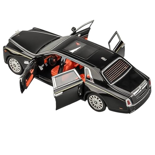 GUOXUN Für 1:18 Phantom Auto Modell Legierung Sammeln Ornamente Auto Modell Spielzeug Auto Multi-Funktion Simulierte Auto Spielzeug(Black) von GUOXUN