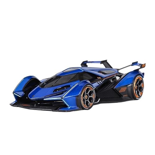 GUOXUN Für 1:18 V12 Vision Turismo Simulation Auto Modell Legierung Ornamente Sammlung(Blue) von GUOXUN