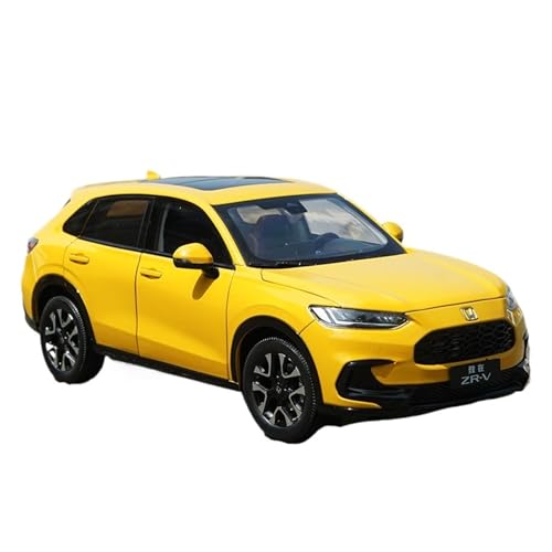 GUOXUN Für 1:18HONDA ZR-V SUV Simulation Auto Modell Legierung Ornamente Sammlung(Yellow) von GUOXUN