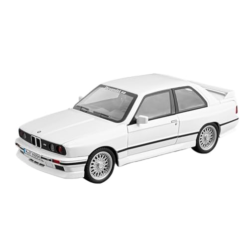 GUOXUN Für 1:24 3er-M3-Modell, Retro-Sportwagen Spielzeug-Sportwagen Mit Sound- Und Licht-Feedback Exquisites Aussehen(White) von GUOXUN